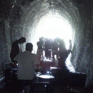 tunnel with people